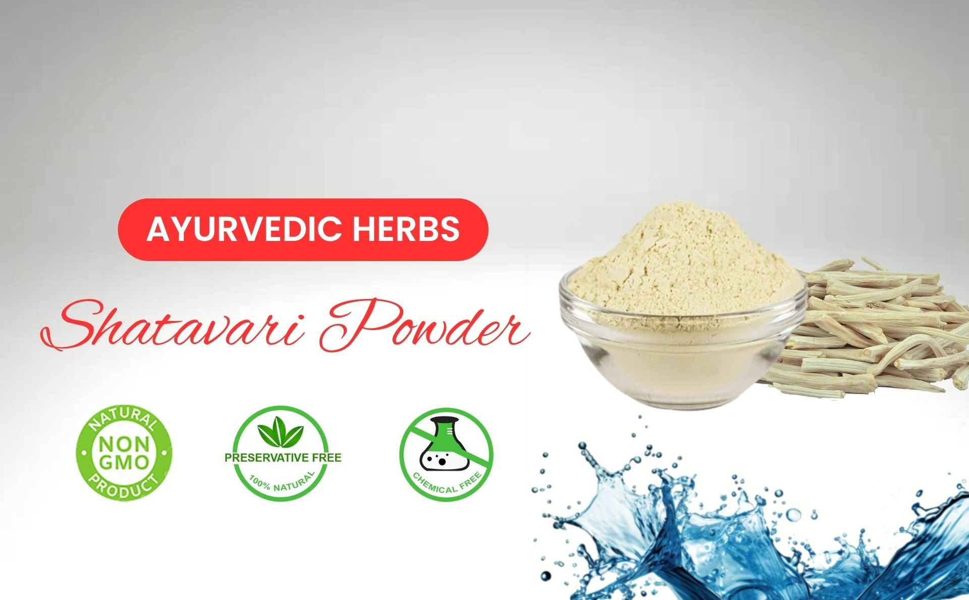 Brijbooti white Shatavari Powder 200 Gram | Shatavari Root Powder for Women | Pcos Relief | Balances Hormones | Asparagus Racemosus | Thaneervittan Kilangu Roots
