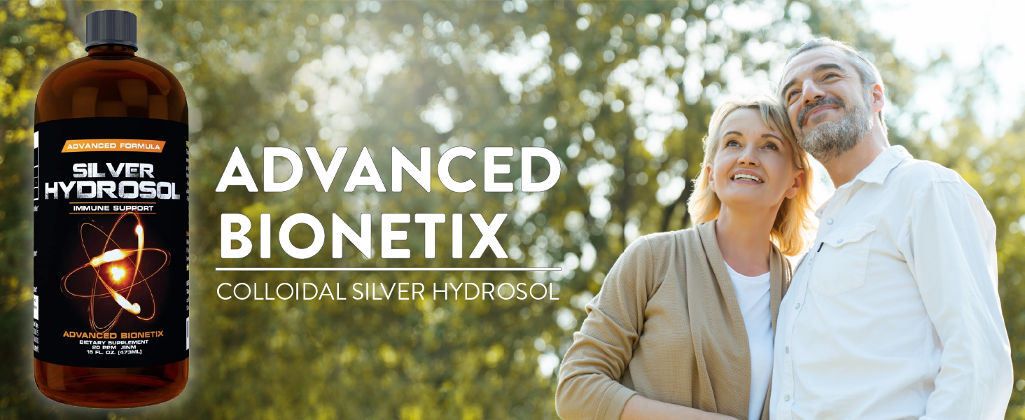 Pharmacist Recommended 16 oz Advanced Bionetix Colloidal Silver Hydrosol, All Natural & Promotes A Healthy Immune System. Colloidal Silver That Actually Works!