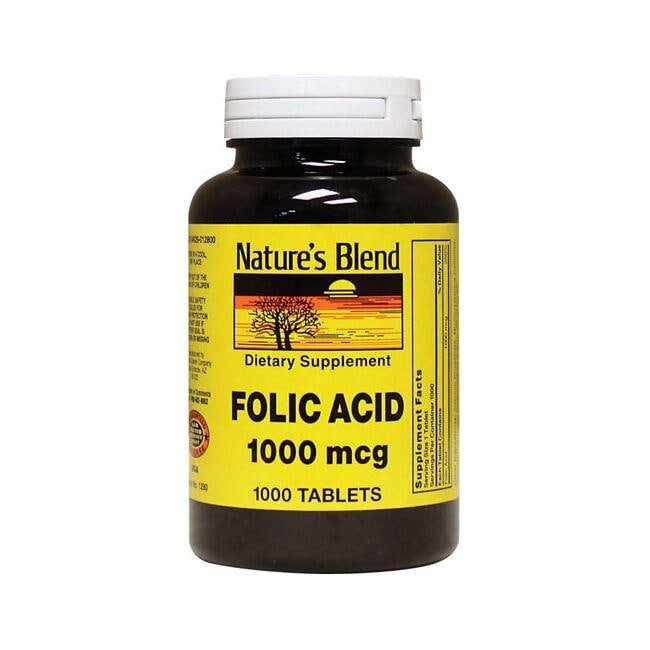Folic Acid 1000 mcg 1Vitamin 000 mcg 100 Tabs