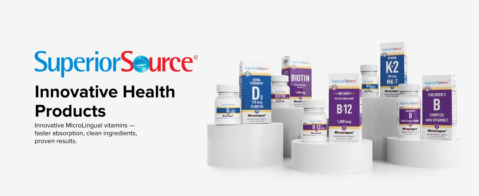 Superior Source Folic Acid 1,200 mcg, 100 Sublingual Tablets