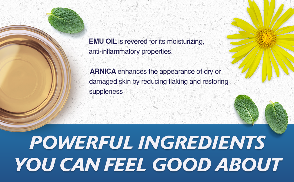 Blue Goo Pain Relieving Gel – Relief for Back, Neck, Muscle and Joint Pain, Fast-Acting Cooling and Soothing Relief with 100% Pure Emu Oil, 4 oz (1 Pack)