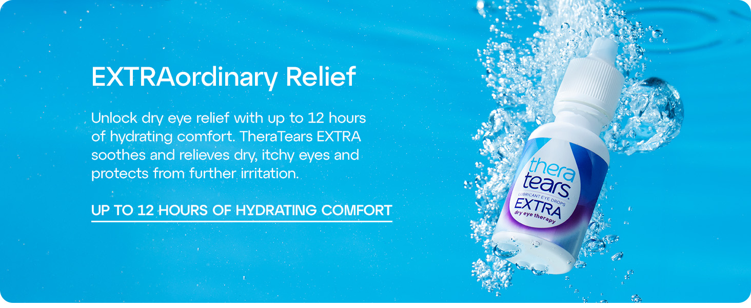 TheraTears Dry & Tired Eye Drops, Preservative-Free Vials, 30 Ct