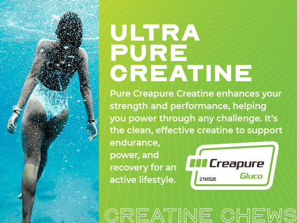 Muscle Feast Creapure Creatine Monohydrate Chewables, Lemon Lime, 120 Tabs