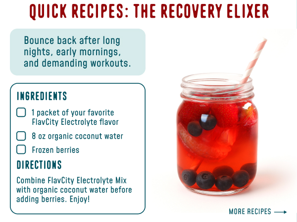 FlavCity Electrolytes Powder Packets - 28 Hydration Packets, Variety Pack - No Added Sugar - Hydration Powder with Real Fruit & Unrefined Sea Salt - Keto & Gluten-Free (28 Stick Packs)