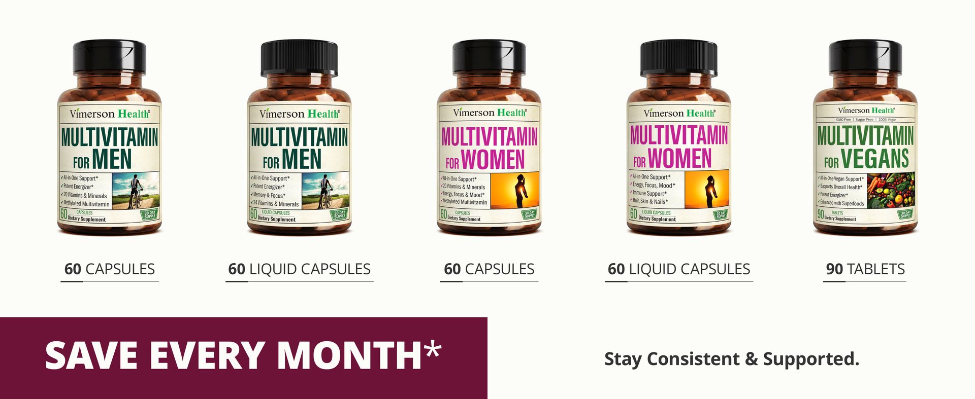 Multivitamin for Women – Methylated Multivitamin – Daily Wellness – 60 Caps