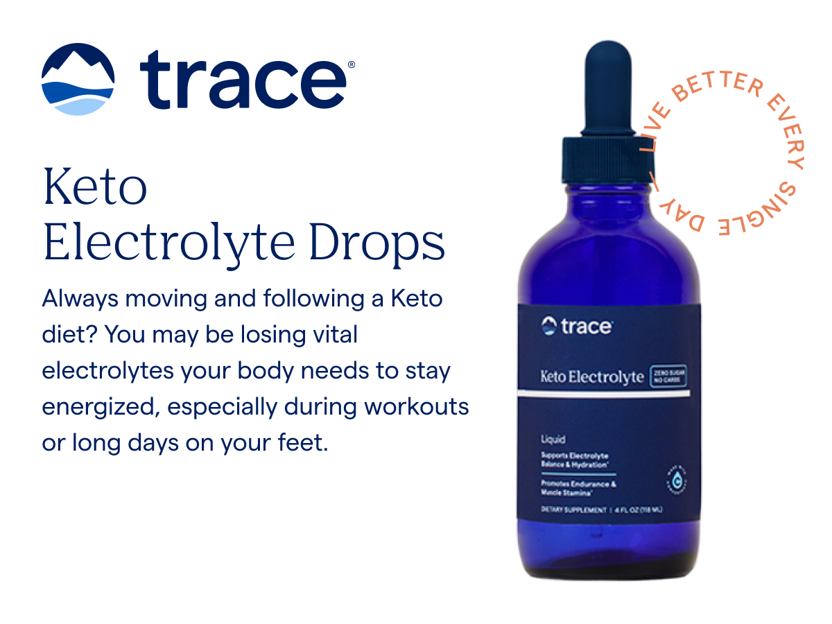 Trace Minerals Keto Electrolyte Drops with Magnesium, 4 fl oz, 24 Servings