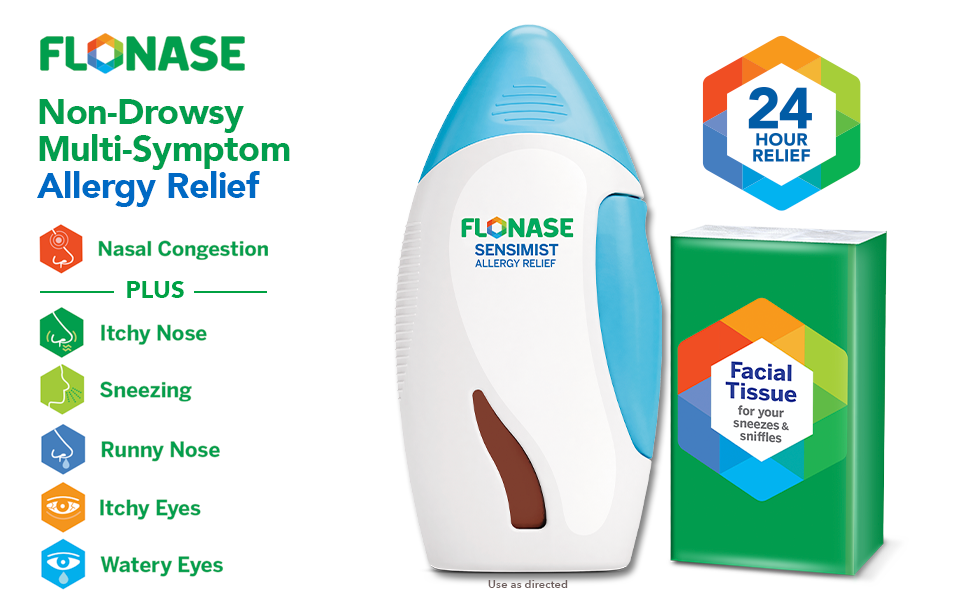 Flonase Sensimist Allergy Relief Nasal Spray, 120 Sprays
