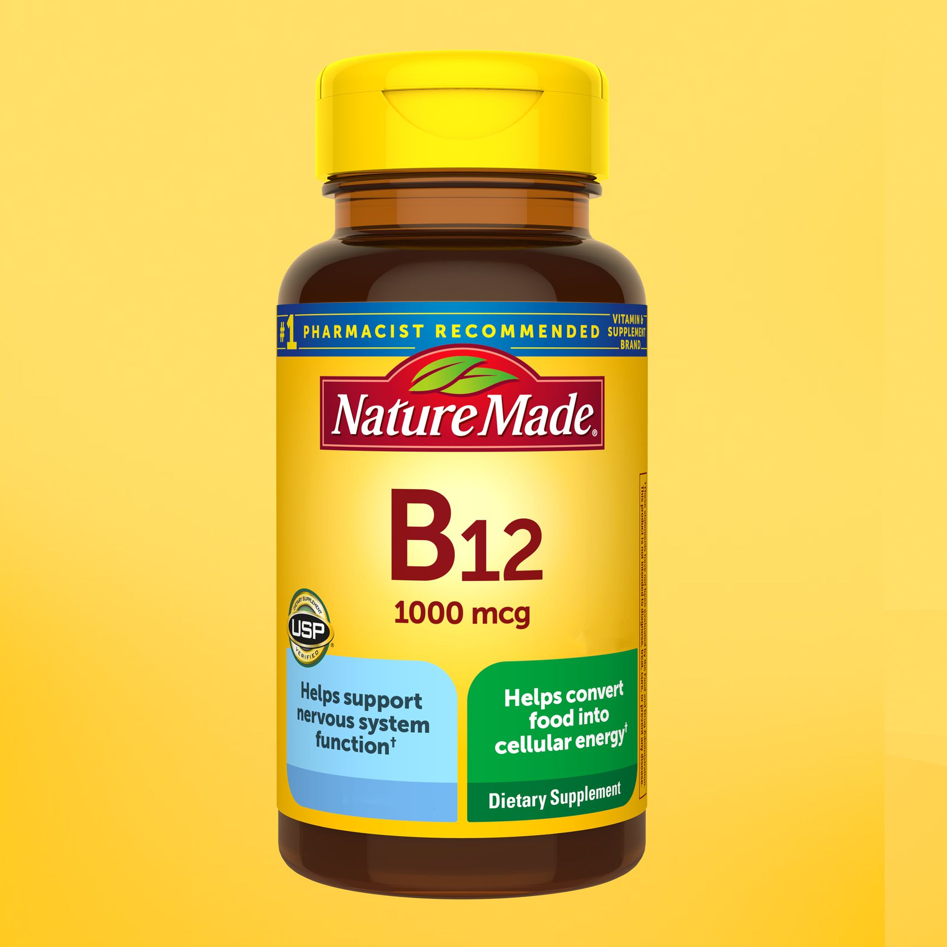 Nature Made Vitamin B12 1000 mcg, Energy Metabolism Support, 150 Softgels