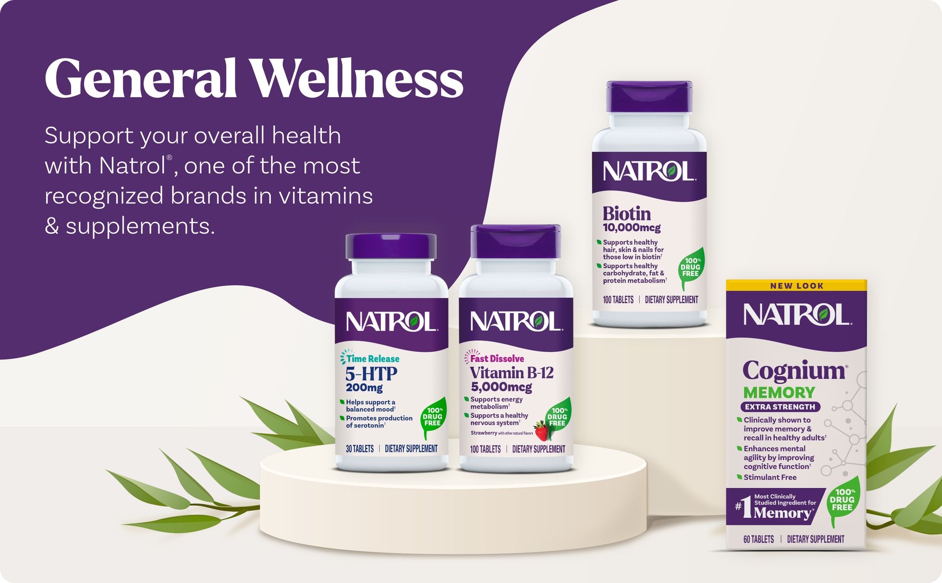 Natrol Vitamin B12 5000 mcg Fast Dissolve B12 Supplement, 100 Tablets