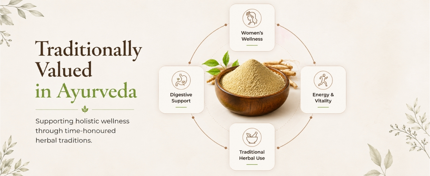 CARMEL ORGANICS Shatavari Root Powder 100 Grams