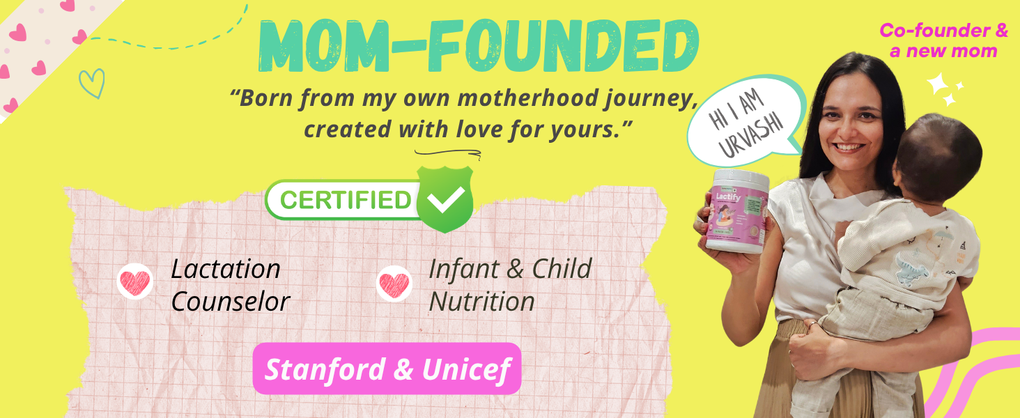 Lactify Lactation Protein Powder with Shatavari to increase Breast Milk for Feeding Mothers 325 g Chocolate Flavour | Mother's Recovery & Weight | No Refined Sugar & Preservatives