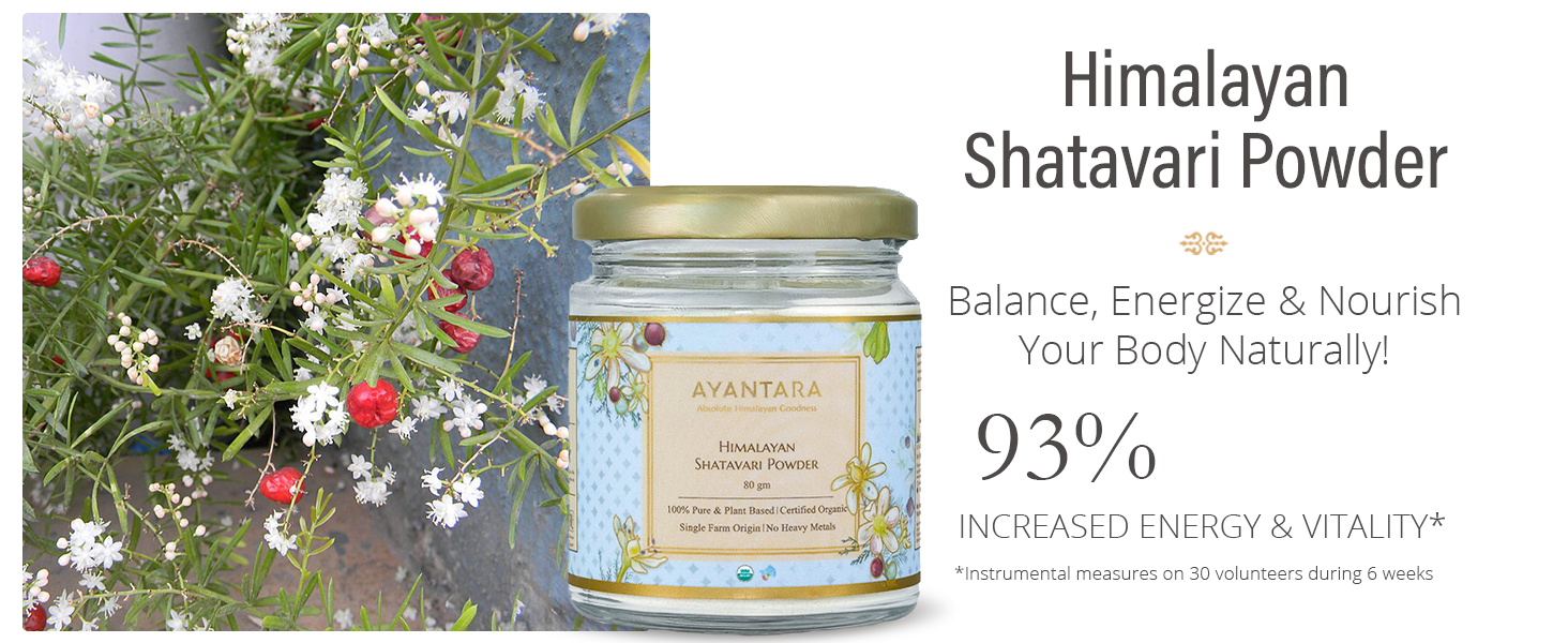 Himalayan Shatavari Powder - 80g | for Women's Health, Lactation