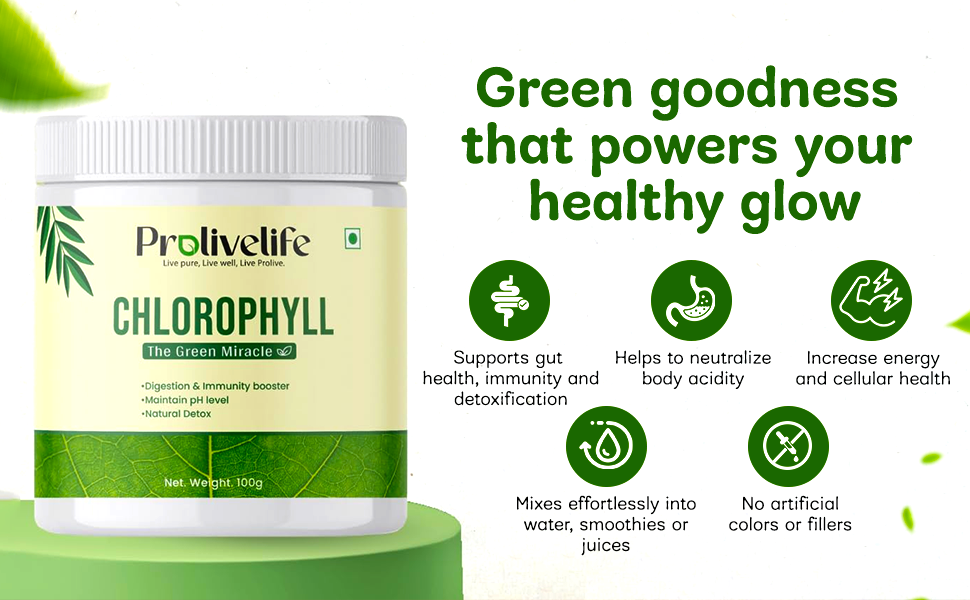 Super Chlorophyll Powder – The Green Miracle for Digestion, Immunity, Detox & pH Balance | Natural Superfood – 100g