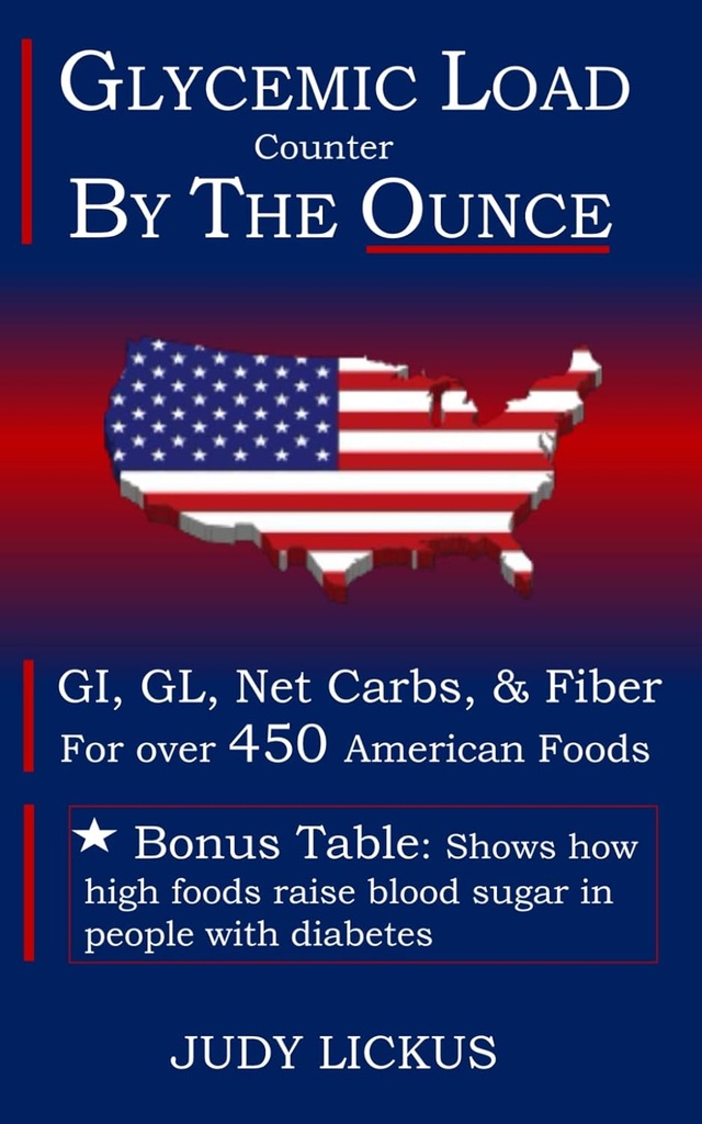 GLYCEMIC LOED COUNTER: SERVINGS BY THE POCKET GUIDE TO GI, GL, Net Carbs & סיבים ליותר מ-450 מאכלים אמריקאים