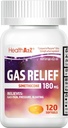 HealthA2Z- Gas Relief Simethicone | 180 MG | Relieves from Stomach Discomfort and Gas