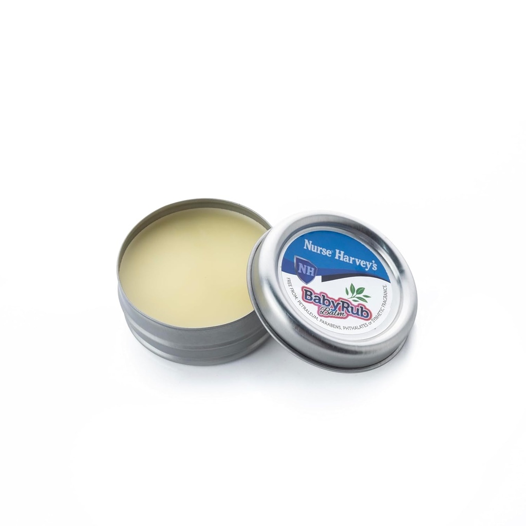 NURSE HarVEY'S BABY RUB BALM (Purely Natural Baby Chest Rub, 3 חודשים +, Soothes Coughs & Stuffy Noses) 0.