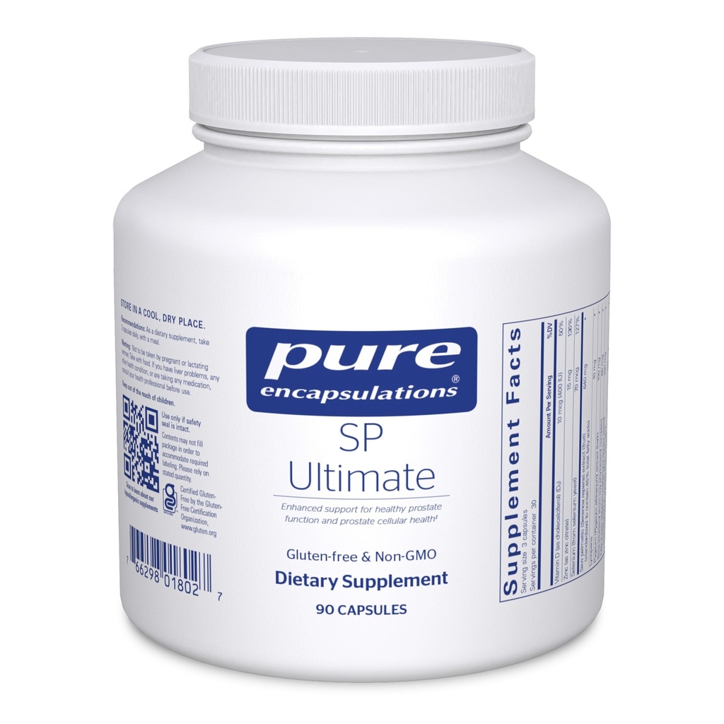טהור Encapsulations SP Ultimate | שיפור התמיכה בתפקוד בריאות הערמונית Prostate Health * 90 קפסולות
