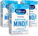Enfamil Fer-In-Sol Iron תוסף טיפות עבור תינוקות ופעוטות, תומך בפיתוח המוח, 50 mL Dropper בקבוק, חבילה של 3