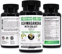 סיביר ירוק אשוגנדה עם אלטאי שילאג'יט ו Turmeric Ayurvedic Complex 60 קפסולות - המסורתית סיבירית פורמולה מתח הקלה, Mood, Energy Support, Immune System Recovery