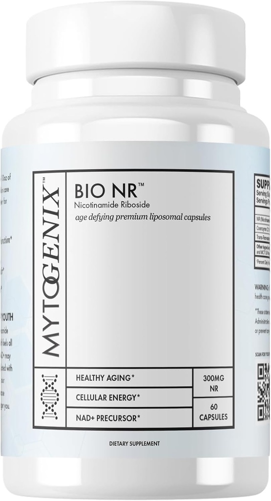 NR קפסולות טהורות - Nicotinamide Riboside תוסף - 300 מ"ג Per משרת - 60 קפסולות לבקבוק - Anti-Aging- Fixed DNA - שיפור התפקוד הקוגניטיבי - אופטימיזציה של פעילות המוח