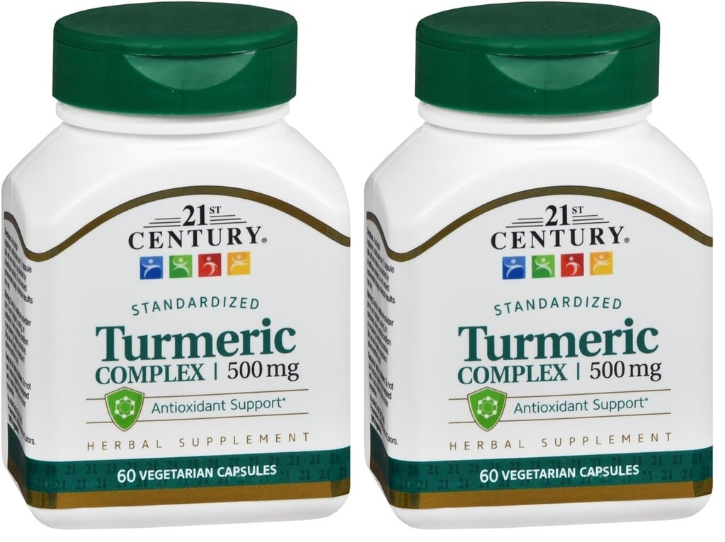 המאה ה-21 Turmeric Complex Vegetarian קפסולות, 60 הרוזן (Pack of 2)