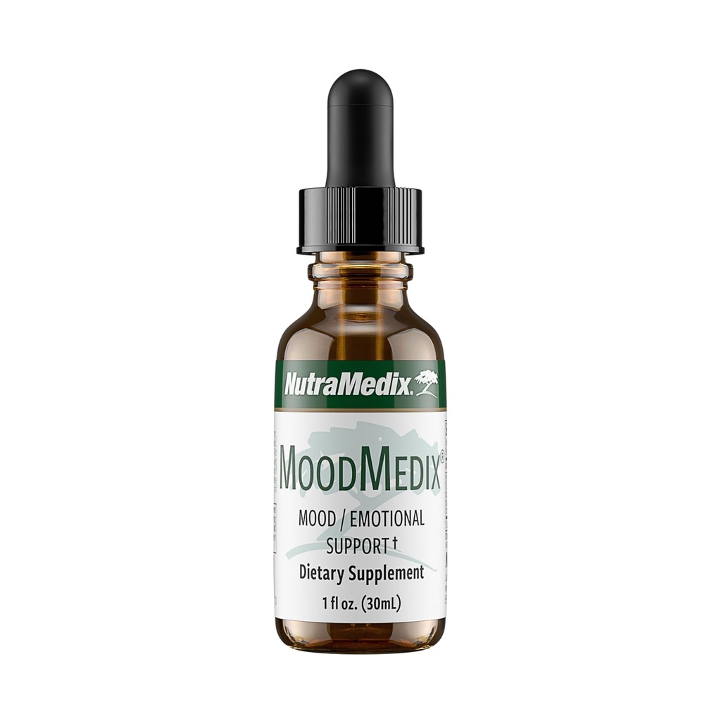 NutraMedix MoodMedix - תוספת תמיכה Mood עם bioavailable Liquid Cat's Claw & Turmeric Root Drops - Mood, Stress Response & רגשית תמיכה תוסף - נוזל Herbal Extract Tincture (1oz)