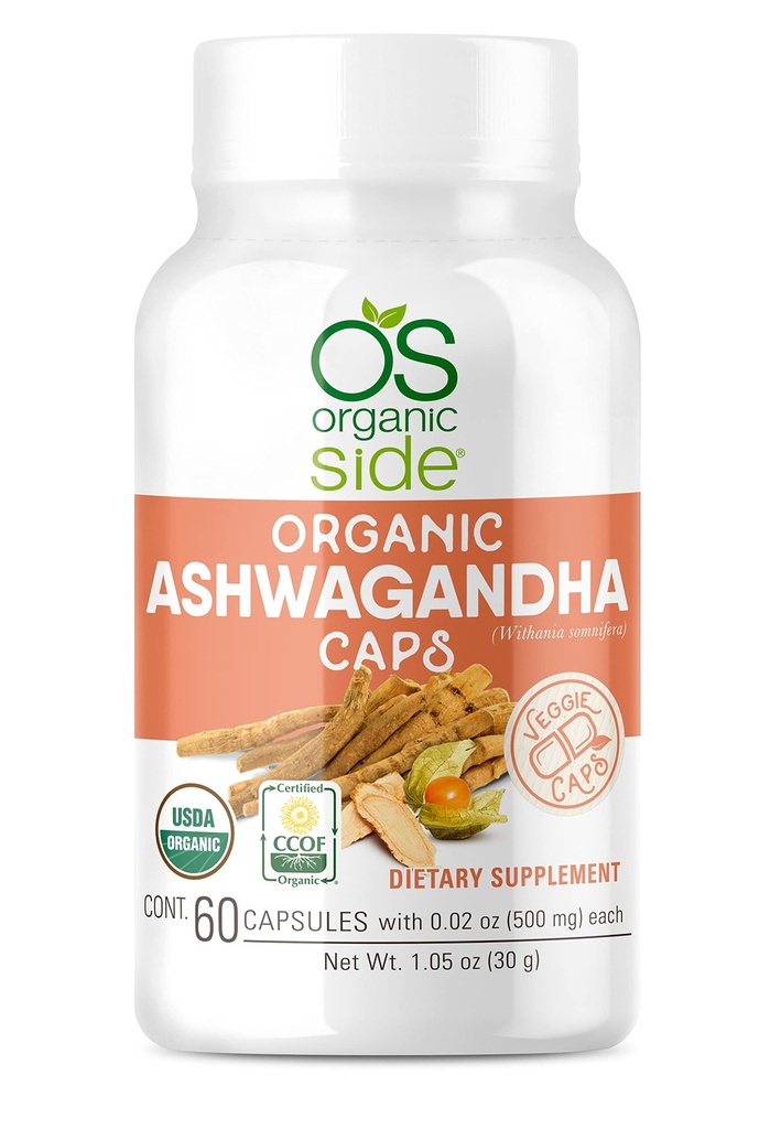 Ashwagandha | 60 Veggie Caps | Pure 1000 Mg | Formula for Natural Stress Relief, Mood Enhancement & Wellness Support