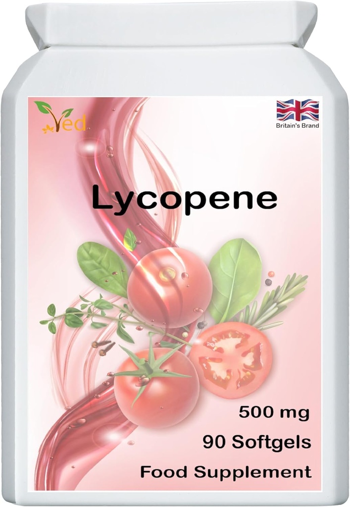 Lycopene 500 מ"ג | 90 Softgel, 3 חודשים אספקה.