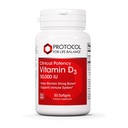ProTOCOL for Life BALANCE ויטמין D3 50000 IU - Immune Support Health Bones and Dental - 50 Softgels