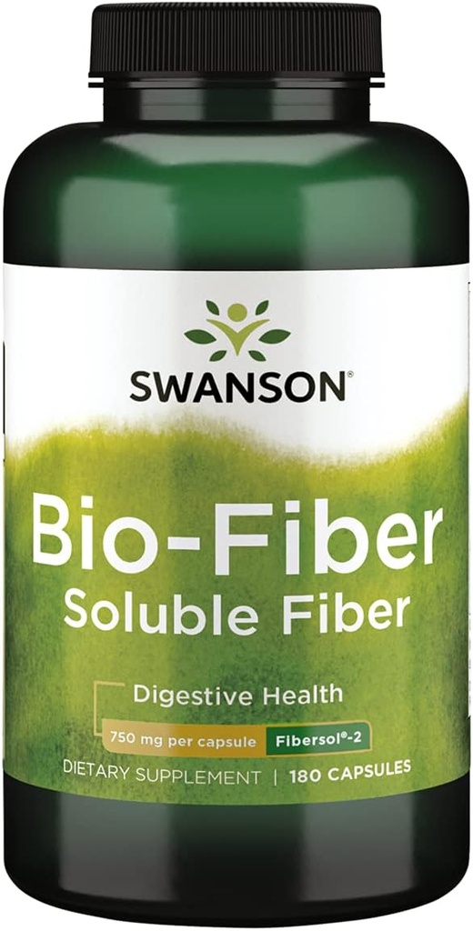 סוונסון Bio-Fiber-750 מיליגרם 180 קפסולות