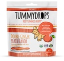Tummydrops USDA אורגני כפול ג'ינג'ר Peach, 33 lozenges