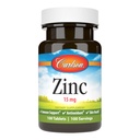 קרלסון - Zinc, 15 מ"ג, תוסף Zinc, Zinc Gluconate, Immune Support & Skin Health, Zinc Tablets, Antioxidant, Zinc כמוסות, 100 טבליות