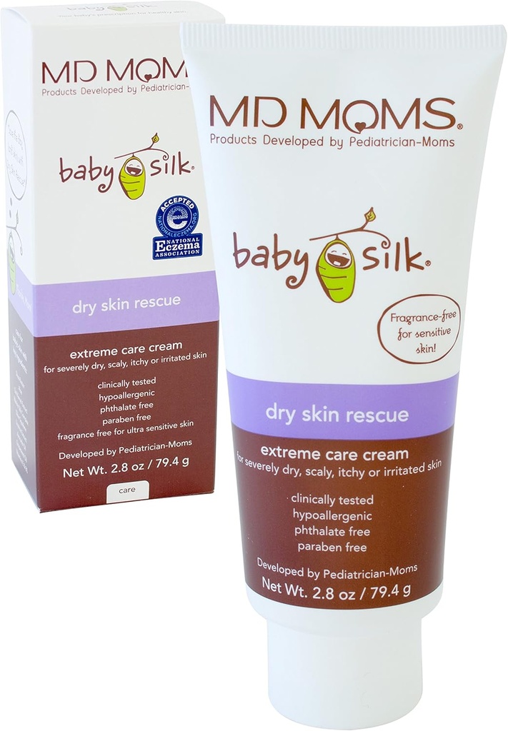 קרם הגנה מפני עור רגיש מאוד - Hypoallergenic, יבש, Scaly, Itchy, Irritated Skin Healing Ointment- Phthalate Paraben חינם - בטוח לתינוקות, תינוקות ומבוגרים