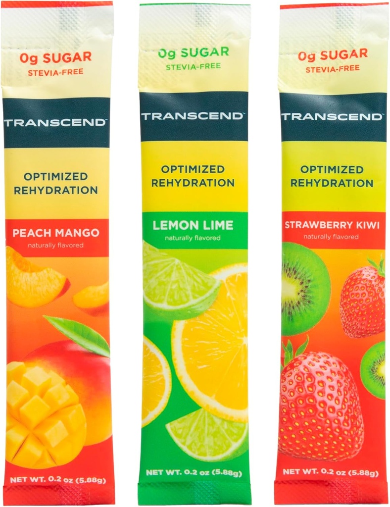 Rehydration עם No Sugar או Stevia Plus BCAAs ומגנזיום - No Blood Sugar Effects - 15Pack