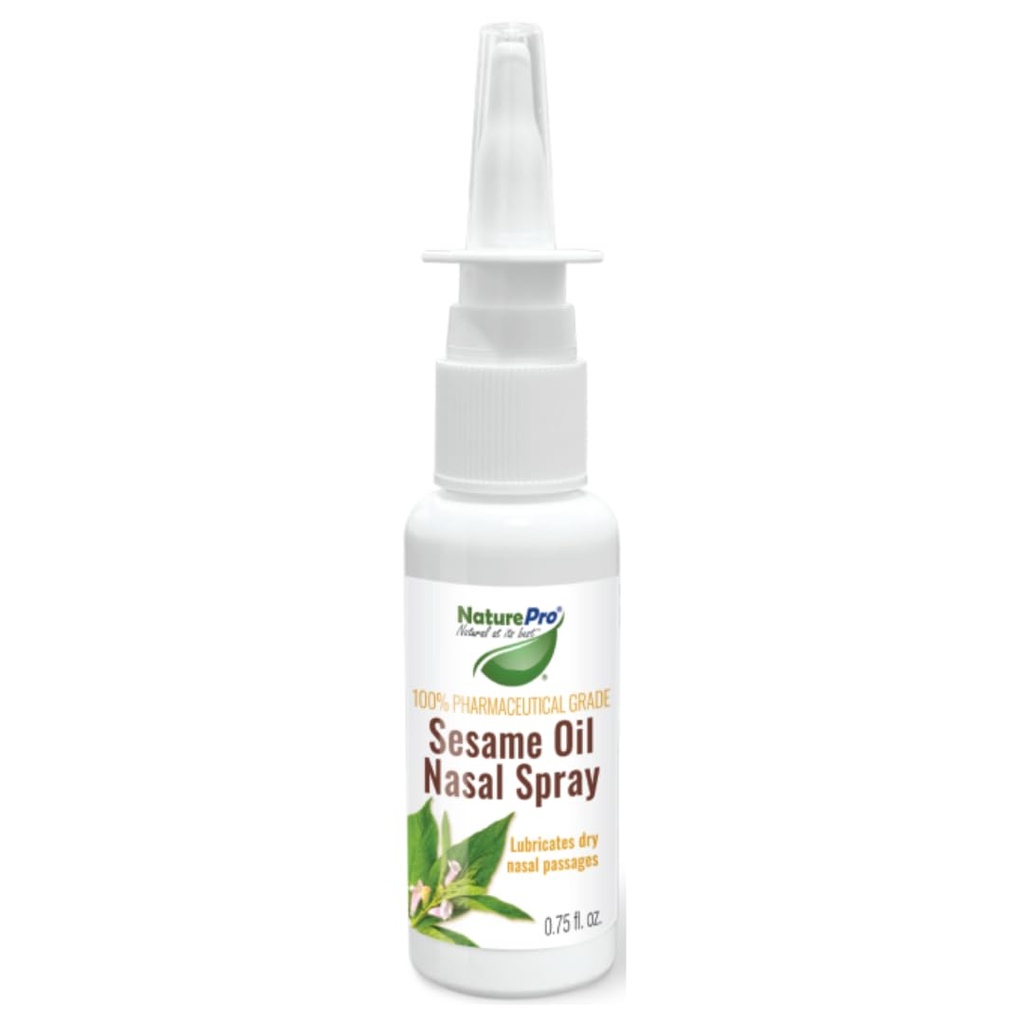 All-Natural Nasal Moisturizer Spray עם 100% פרמצבטית כיתה סמסום שמן 0.75fl. to Soothe & Moisturize יבש Nose, Nasal Lubricant & Decongestant עבור הקלה יבש Nose הקלה.