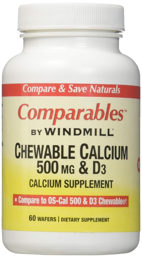 Calcium 500MG TABS CHEW WMil Size: 60