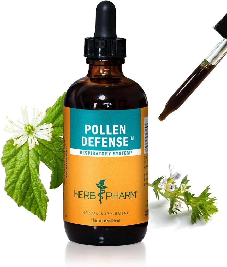 Herb Pharm פולן הגנה נוזלי מרפאה עבור תמיכה במערכת הנשימה - 4 Ounce