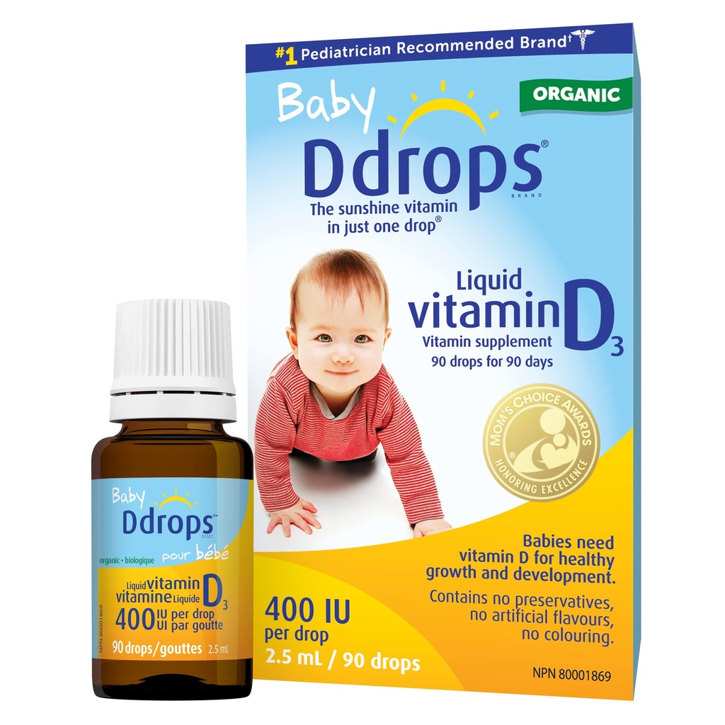 D Drops Baby Liquid ויטמין D (90 טיפות)