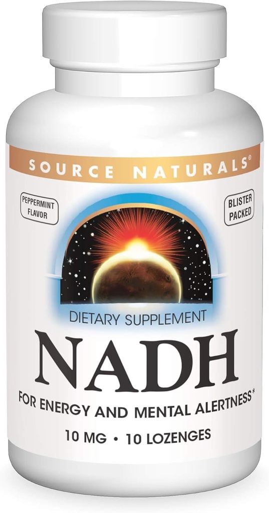 מקור טבעי NADH 10mg, Boost Energy and Mental Alertness - 10 טבליות