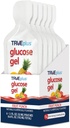TRUEplus Glucose Gel Pouch, פירות Punch Flavor, 15g Fast-Acting carbohydrates, שומן חינם, Gluten חינם, תמיכה מהירה סוכר נמוך אנרגיה, 6 Pack