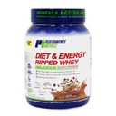 תזונה בהשראת ריפפדו חלבון Whey - חלבון 25G - 4G Leucine - L-Carnitine - תמצית תה ירוק - Mocha - 2.25 lbs