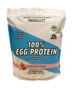 מזון N Fit 100% EG PROTEIN- Strawberry (12oz): 100% ביצים לבן חלבון פלוס טבעי פפטים. מתוק באופן טבעי, Zero Carb, Keto, Paleo Friendly