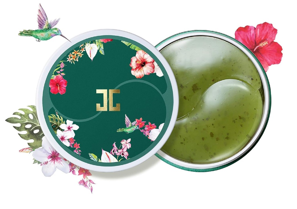 JAYJUN Green Tea Gel Patch, Dark Circle, Puffy Eye, Under Eye Patch, 1.4g, 60 בג'ארד