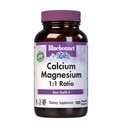 Bluebonnet Calcium Magnesium 250 mg 1:1 Ratio Daily Bone Health Vegan Calcium Supplements for Women & Men - Non-GMO, Kosher, Gluten-Free, Soy-Free, Dairy-Free Bone Supplement - 180 Vegetable Capsules