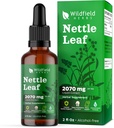 Sting Nettle Leaf Extracts 2000mg (Urtica dioica L.) Herbal תוסף Absorbs טוב יותר מאשר קפסולות, 1 חודש אספקה, 84 משרתים, אלכוהול חינם Tincture - 2 Oz, Pack של 1 1 1