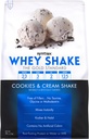 Syntrax Nutrition Whey Shake, Coldפילטרed & Undenatured Whey אבקת בלגן, קובצי Cookie & Cream Shake, 5 lbs, Real Cookie Pieces