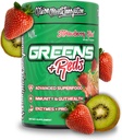VMI Sports Greens + Reds Advanced Superfood Immunity ו- Gut Health | Enzymes & Probiotics | 30 משרתים (Strawberry קיווי)