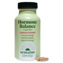 Semaine Daily הורמונלי Balance - Clearer Skin, Enhanced Moods, Deeper Sleep & Happier הורמונים. הורמון חינם, קפסולת טבעונית, תמיכה מרובה-Symptom (60 ct)