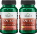 Swanson EFAs- קריל שמן - כוח מקסימלי - 1 גרם, 30 Softgels (2 Pack)