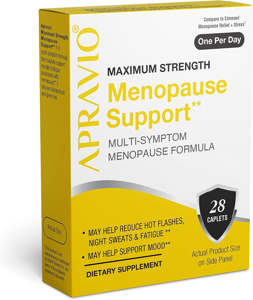 תמיכה ב- Menopause הקלה לנשים, צמצום פלאשים חמים, זיעה לילה ו- Mood Swings, איזון הורמונלי כוח מקסימלי, 28ct